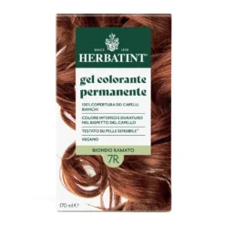 Herbatint Gel Colorante Permanente 3dosi 7r Biondo Ramato Colorazione Permanente Per Capelli Senza Ammoniaca 170ml