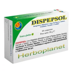 Herboplanet Dispepsol Integratore Digestione E Gas Intestinali 60 Compresse
