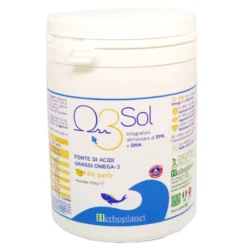 Herboplanet O3 Sol Integratore Acidi Grassi Omega-3 80 Perle