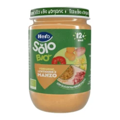 Hero Solo Bio Omogeneizzato Verdurine Lenticchie Manzo 190g