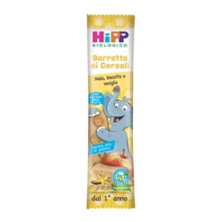 Hipp Biologico Barretta Ai Cereali Mela Biscotto Vaniglia 20g