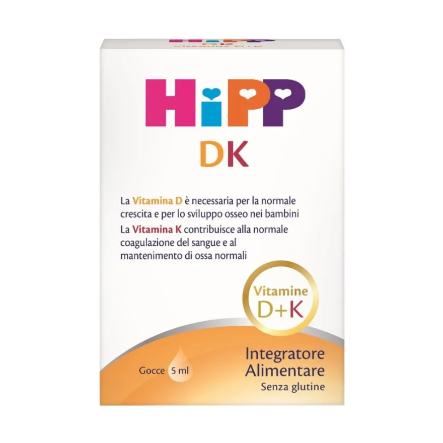 Hipp Dk Integratore Vitamina D3 E K1 Crescita Bambini 5ml