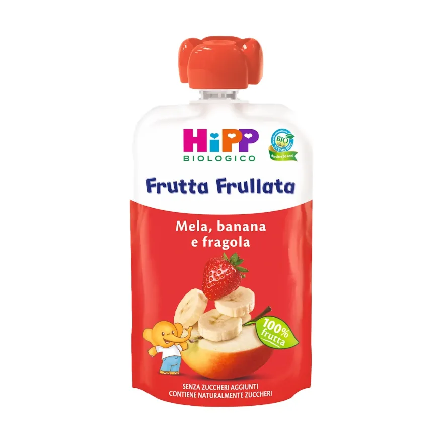 Hipp Frutta Frullata Mela Banana Fragola 90g