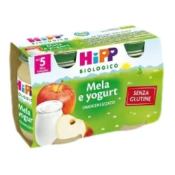 Hipp Omogeneizzato Mela Yogurt 125g 2 Vasetti
