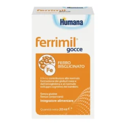 Humana Gocce Ferro Bisglicinato Supporto Immunitario 10ml 1 Flacone