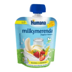 Humana Milkymerenda Fragola Banana Merenda Senza Zuccheri 100g