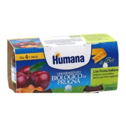 Humana Omogeneizzato Prugna Biologico 100g 2 Vasetti