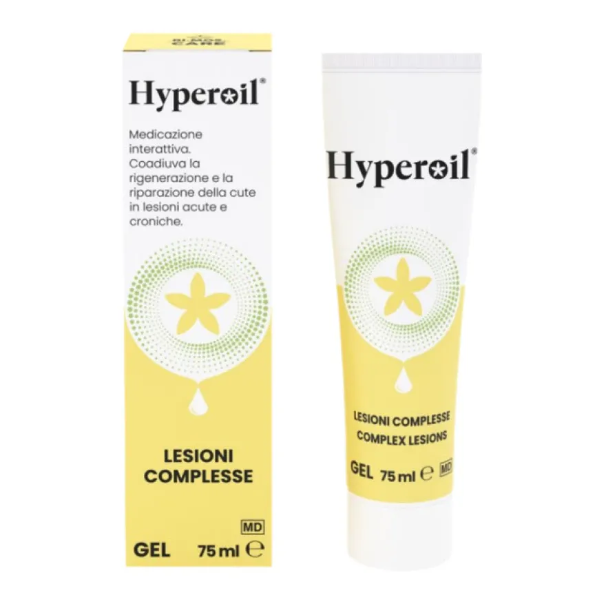 Hyperoil Tubogel 75ml Gel Medicazione Per Lesioni Complesse