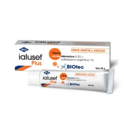 Ialuset Plus Crema Medicazione Ustioni 25g