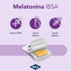 Ibsa Melatonina Integratore Per Sonno 2 confezioni da 30 Film Orali