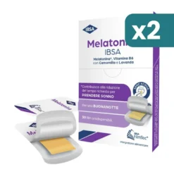 Ibsa Melatonina Integratore Per Sonno 2 confezioni da 30 Film Orali