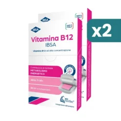 Ibsa Vitamina B12 integratore energia bipacco 2x30 film orodispersibili