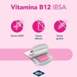 Ibsa Vitamina B12 integratore energia bipacco 2x30 film orodispersibili