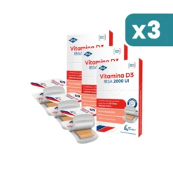 Ibsa Vitamina D3 2000ui Integratore Sistema Immunitario 3 confezioni da 30 Film