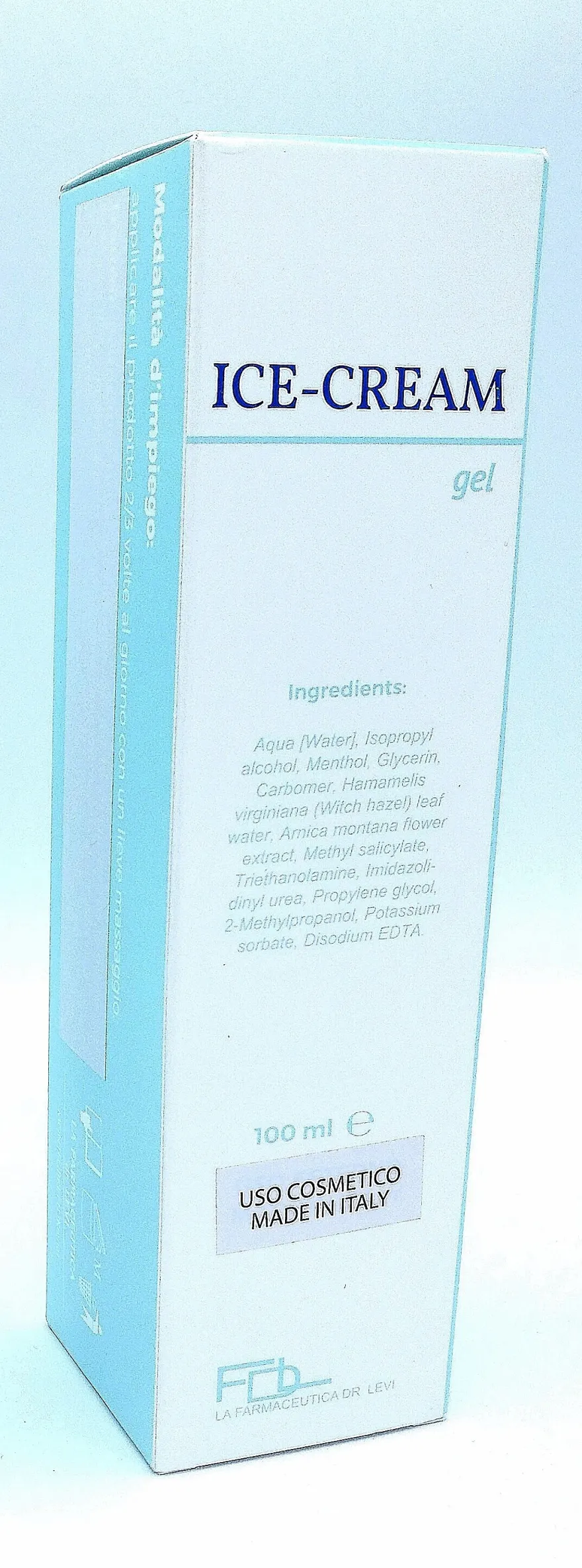 Ice Cream Gel Mentolo 100ml