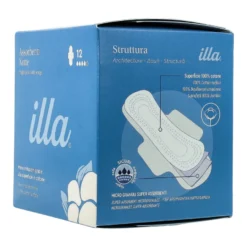 Illa Care Assorbente Notte Con Ali 12 Pezzi