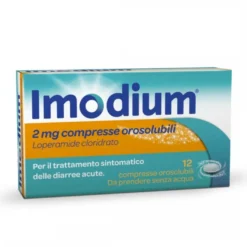 Imodium 2mg Trattamento Diarre Acute 12 Compresse Orosolubili