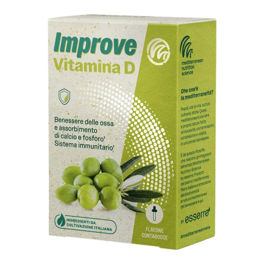 Improve Vitamina D Integratore Ossa E Sistema Immunitario Gocce 21ml