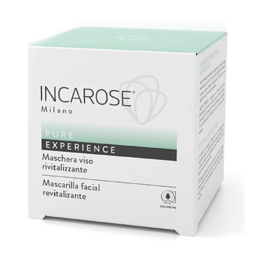 Incarose Pure Experience Maschera Viso Rivitalizzante 50ml