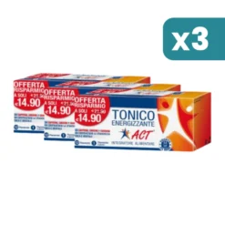 Integratore Tonico Energizzante Act 3 confezioni da 12 Flaconi