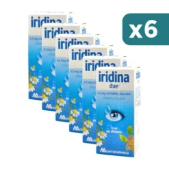 Iridina Due 0,5mg/ml Collirio 6 confezioni da 10ml