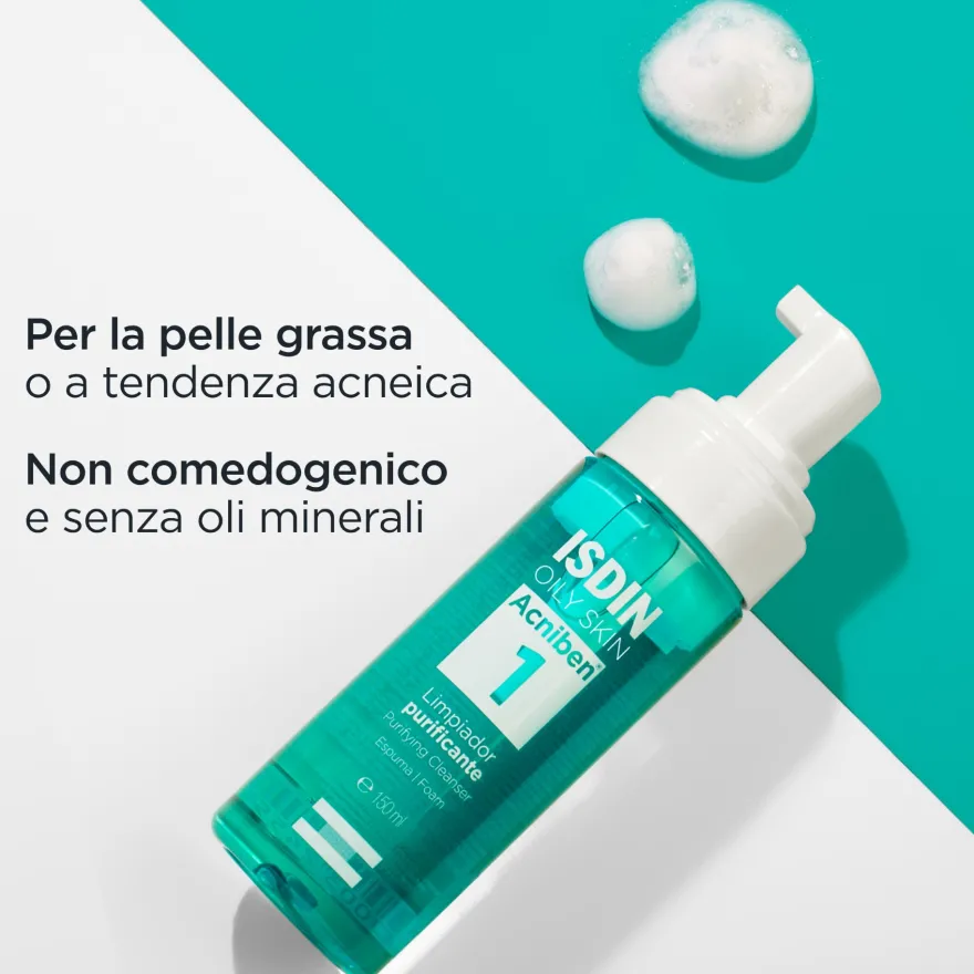 Isdin Acniben Purifying Cleanser Detergente Viso Purificante 150ml