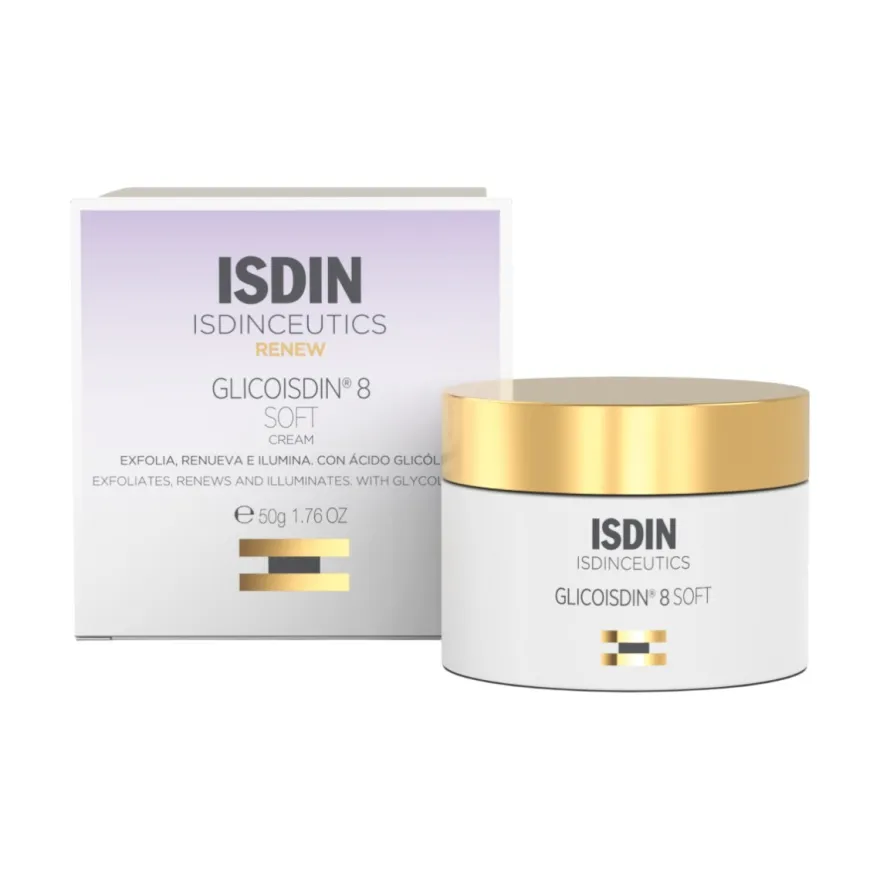 Isdin Isdinceutics Glicoisdin 8 Crema Viso Effetto Peeling 50g