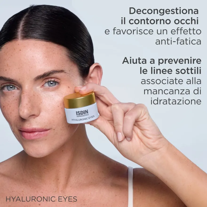 Isdin Isdinceutics Hyaluronic Eyes Contorno Occhi Idratante 15g