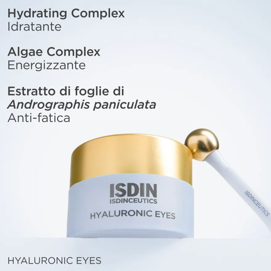 Isdin Isdinceutics Hyaluronic Eyes Contorno Occhi Idratante 15g