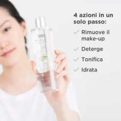 Isdin Micellar Solution Acqua Micellare 4in1 Strucca, Deterge, Tonifica, Idrata 400ml