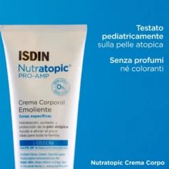 Isdin Nutratopic Pro-amp Crema Corpo Emolliente Aree Specifiche Pelle Atopica 200ml