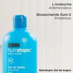 Isdin Nutratopic Pro-amp Gel Doccia Igienizzante Emolliente Pelle Atopica 400ml