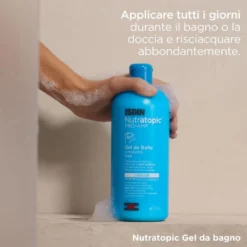 Isdin Nutratopic Pro-amp Gel Doccia Igienizzante Emolliente Pelle Atopica 400ml