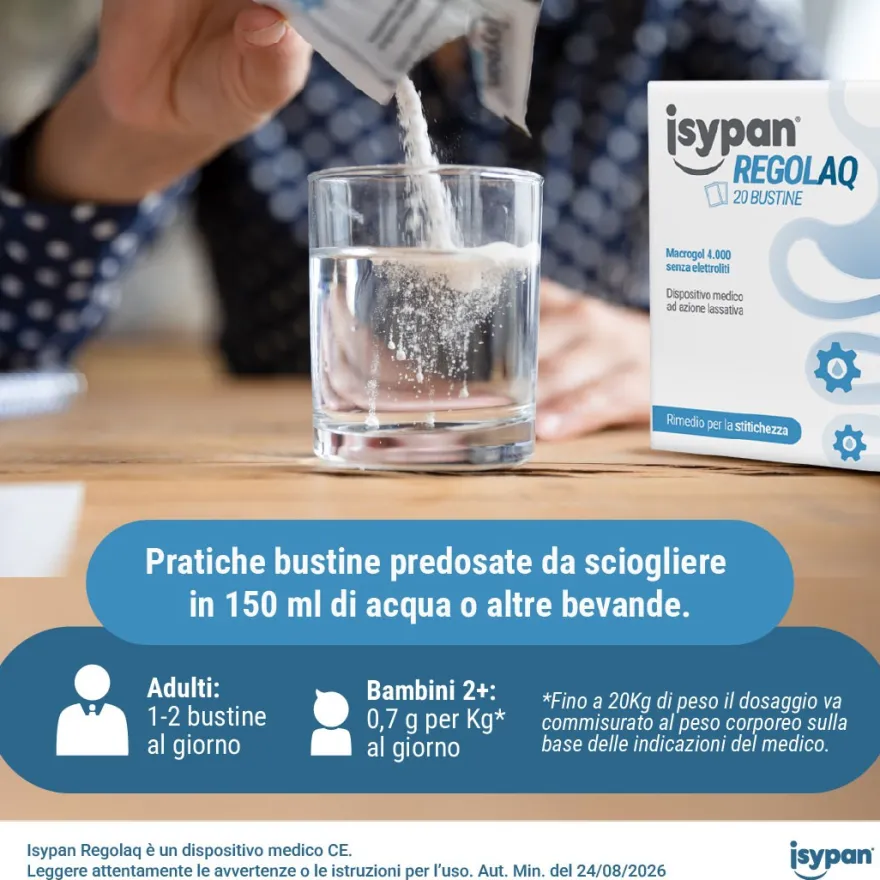 Isypan Regolaq Stitichezza Macrogol 4000 20 Bustine