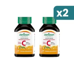 Jamieson Integratore Vitamina C Gusto Arancia 2 confezioni da 120 Compresse