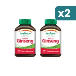 Jamieson Korean Ginseng 2 confezioni da 100 Compresse