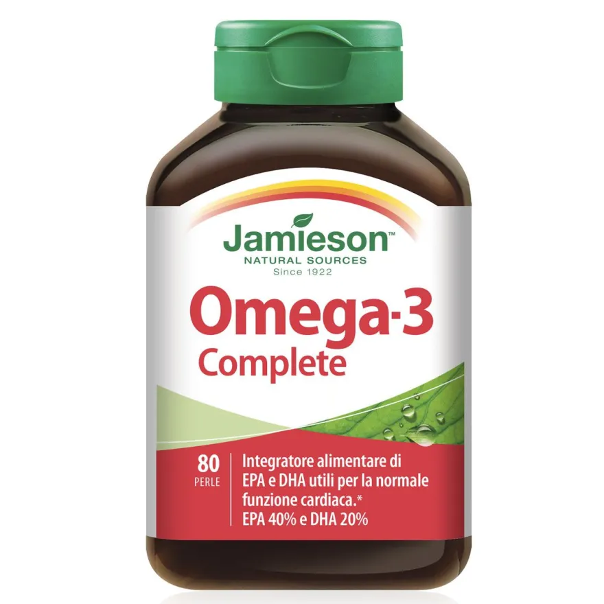 Jamieson Omega 3 Complete Integratore 1000mg 80 Perle