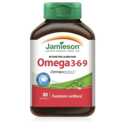 Jamieson Omega 3-6-9 Integratore Funziona Cardiaca 80 Perle