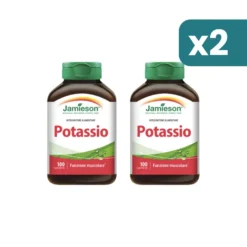 Jamieson Potassio Integratore Funzionalità Muscolare 2 confezioni da 100 Compresse