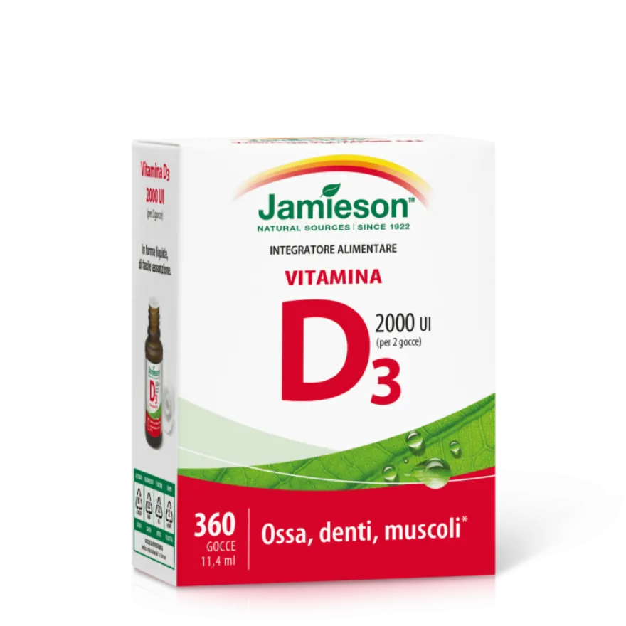 Jamieson Vitamina D3 Integratore Ossa Gocce 11.4ml