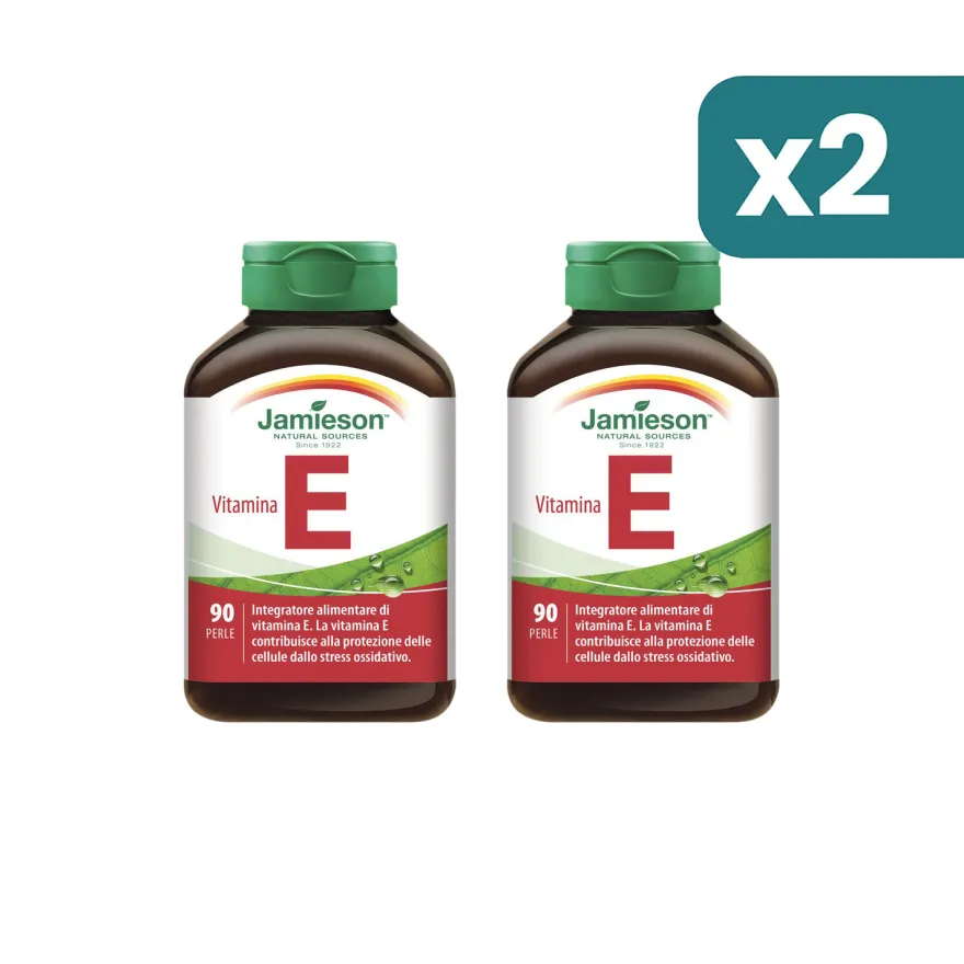 Jamieson Vitamina E 2 confezioni da 90 Perle