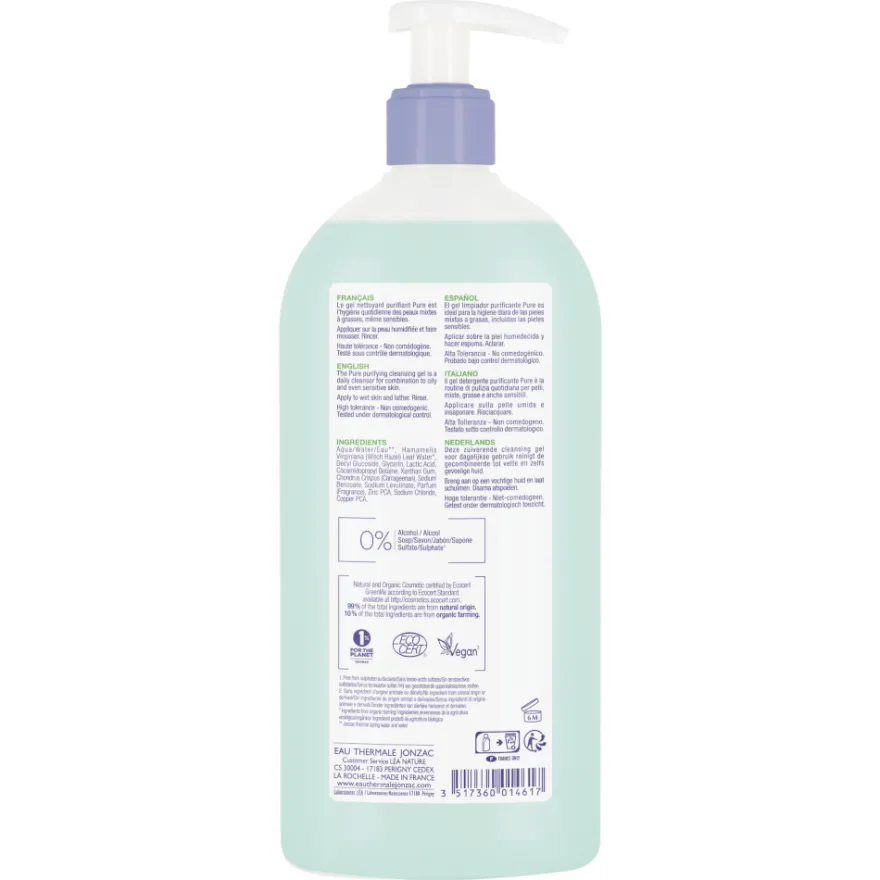 Jonzac Gel Detergente Purificante Pure 400ml