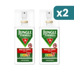 Jungle Formula Spray Repellente Zanzare Molto Forte 2 confezioni da 75ml