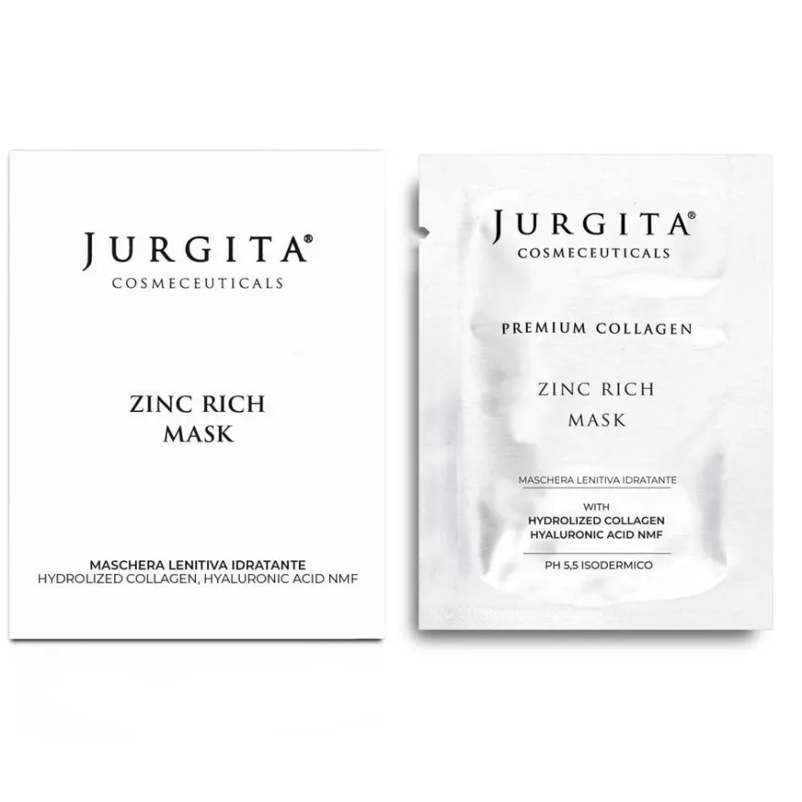 Jurgita Cosmeceuticals Zinc Rich Mask Maschera Lenitiva Idratante 10x1,5ml