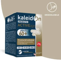 Kaleidon Probiotic Active Age Integratore Adulti 60+ 14 Bustine