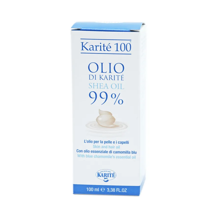 Karité 100 Olio Di Karité 99% Pelle E Capelli 100ml