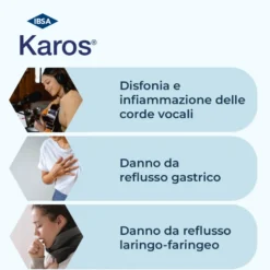 Karos Gola trattamento tosse e mal di gola bipacco 2x20 Pastiglie