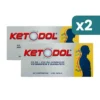 Ketodol 25mg+200mg antinfiammatorio dolori muscolari bipacco 2x20 compresse