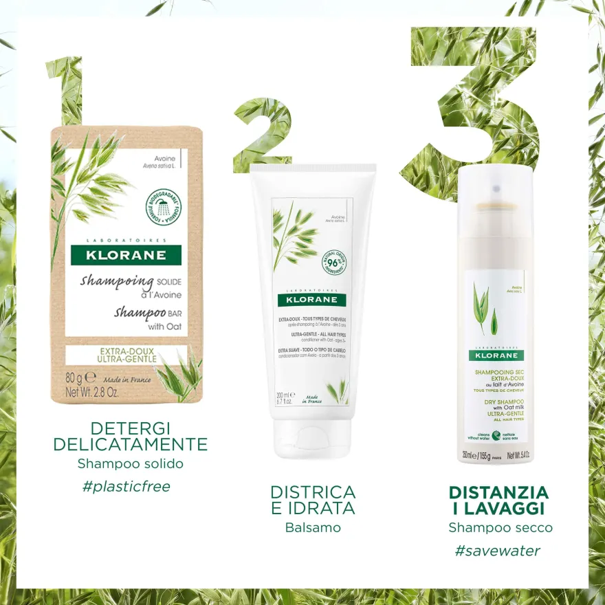 Klorane Balsamo Quotidiano Ad Alta Tollerabilità Ultra-delicato Protegge I Capelli 200ml