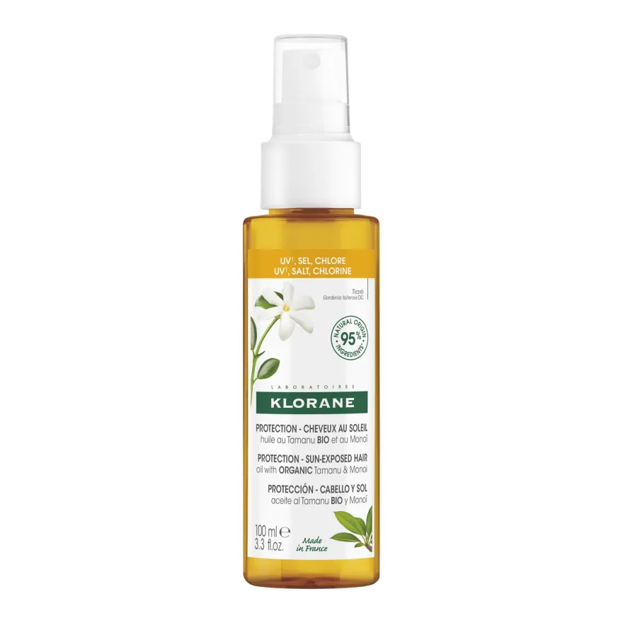 Klorane Olio Al Tamanu Bio E Monoi Capelli Esposti Al Sole 100ml